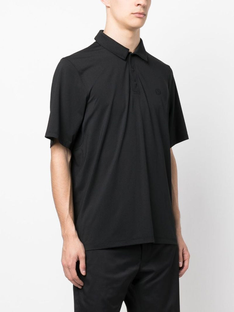 Black Short-sleeve Polo Shirt