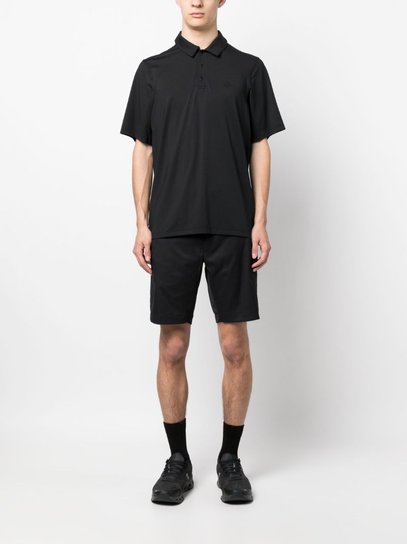 Black Short-sleeve Polo Shirt