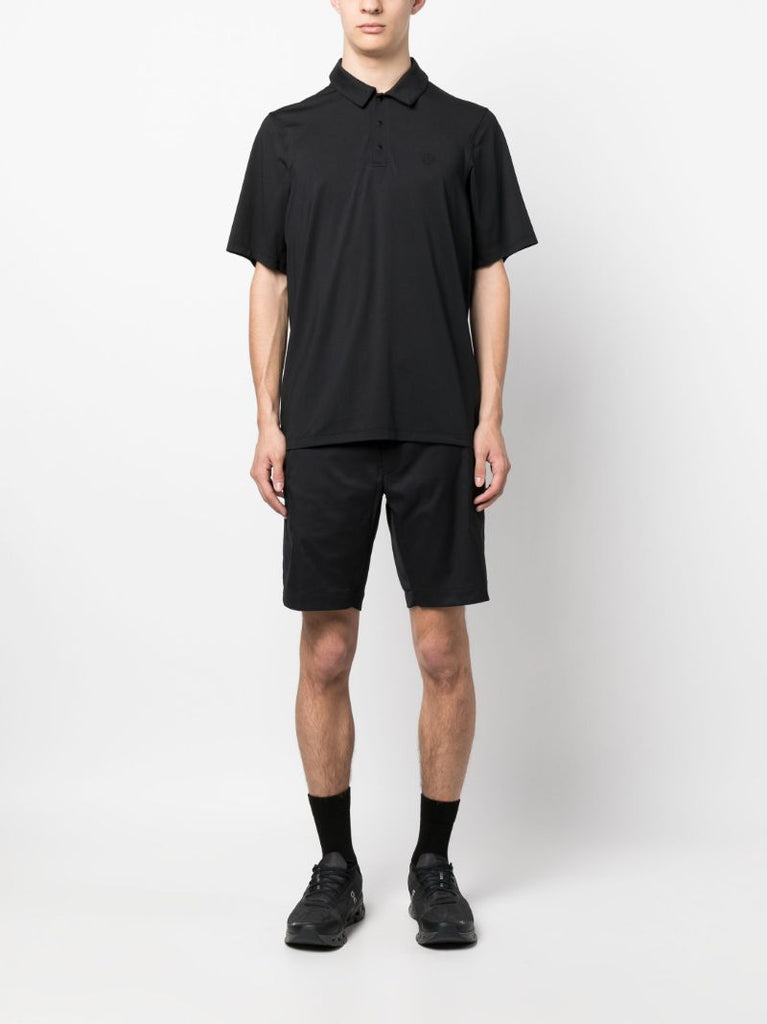 Black Short-sleeve Polo Shirt
