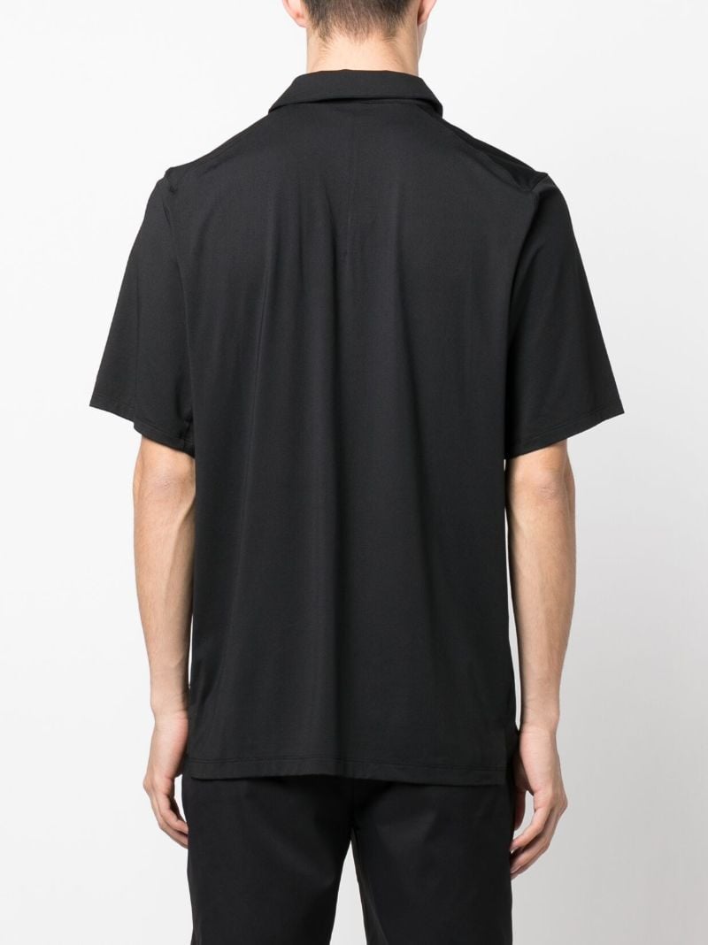 Black Short-sleeve Polo Shirt