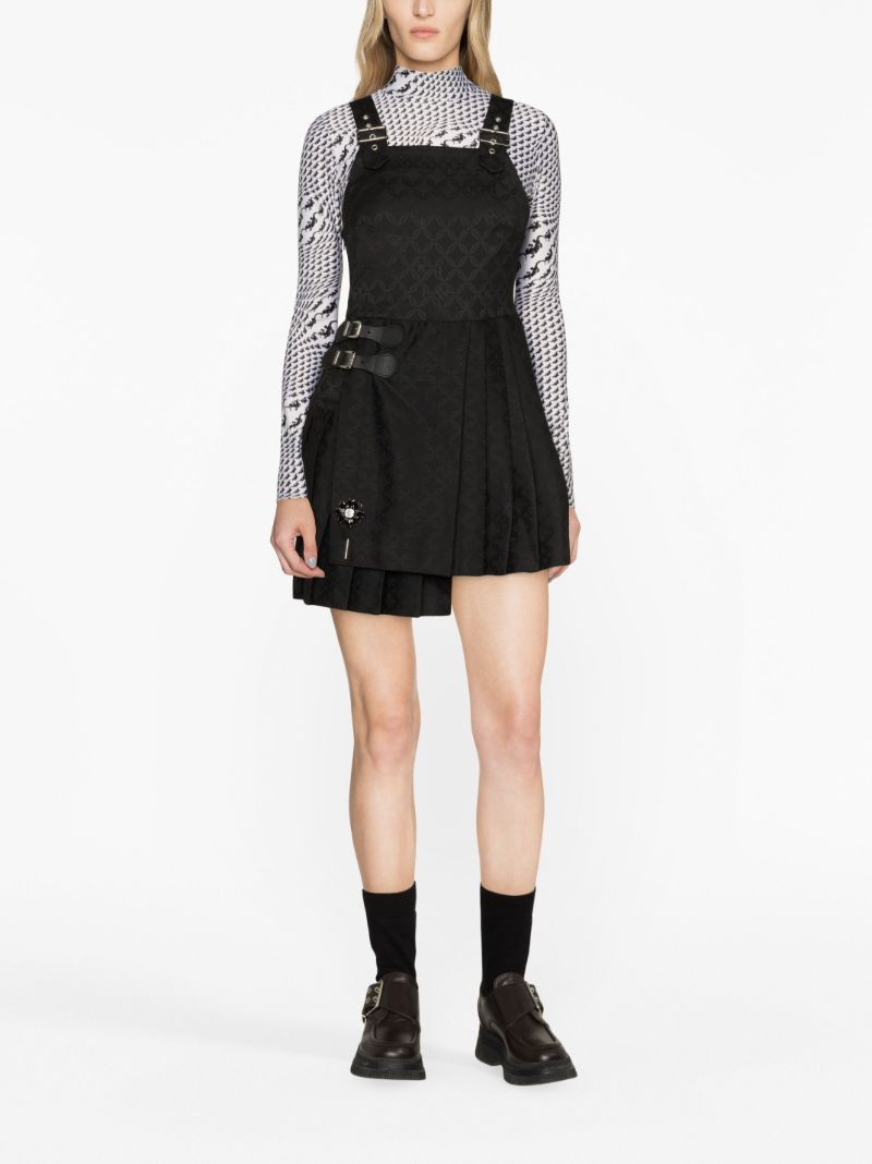 Black Mini Kilt Dress