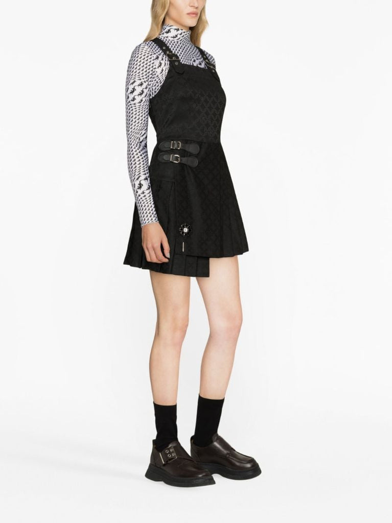 Black Mini Kilt Dress