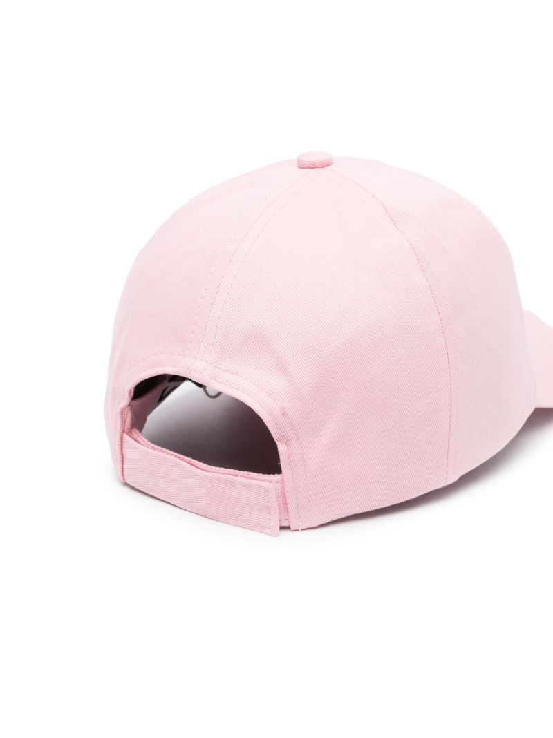 Pink Logo Embroidery Baseball Cap
