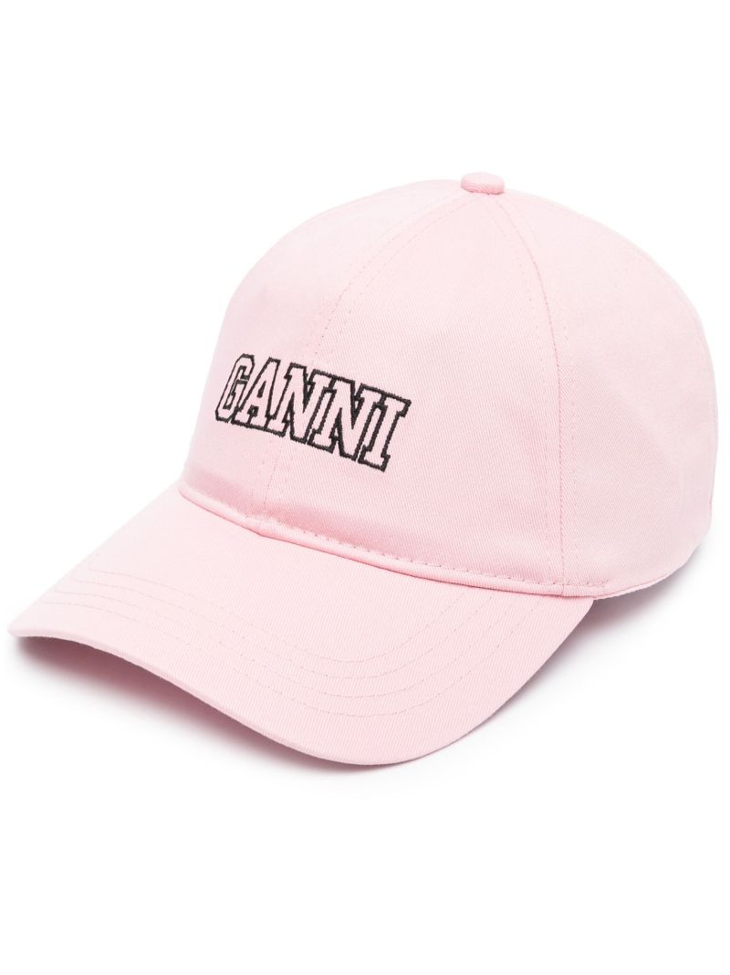 Pink Logo Embroidery Baseball Cap