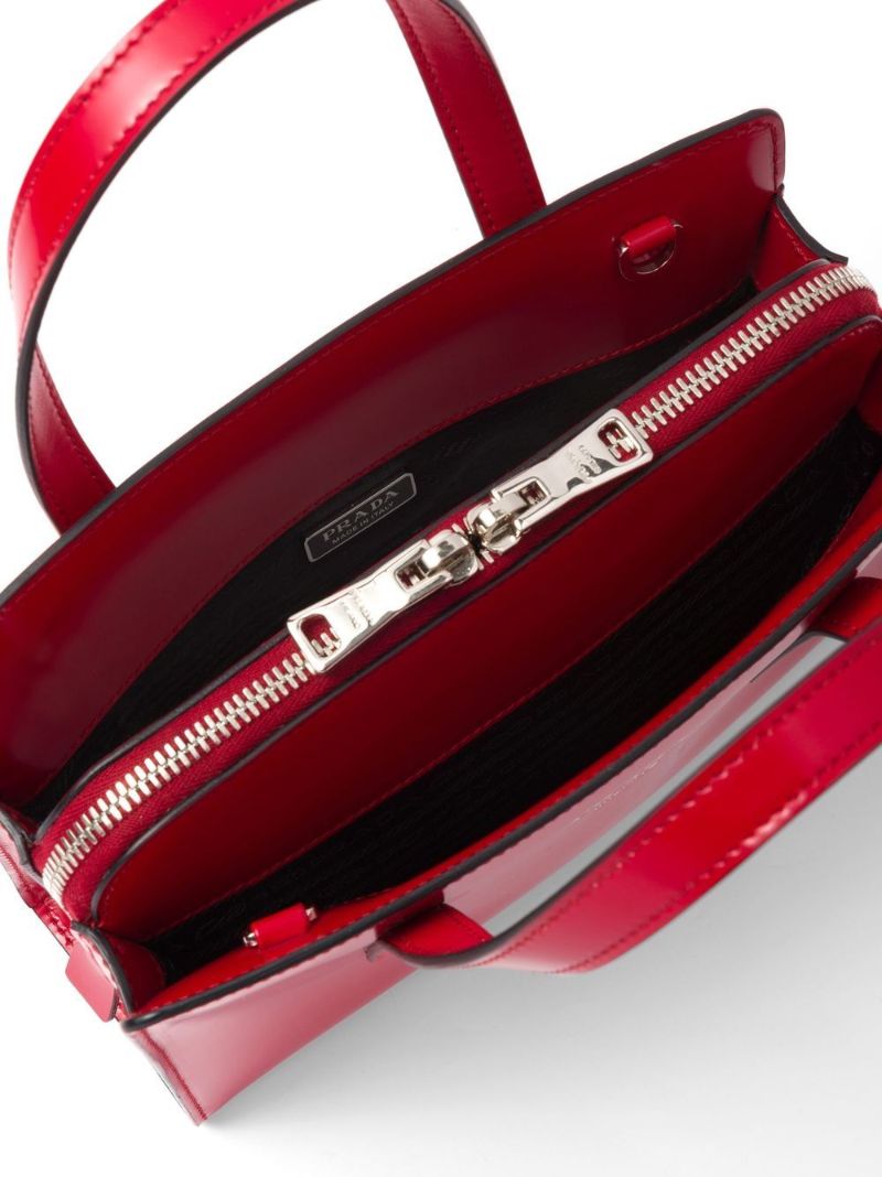 Red Mini Re-edition 1995 Leather Tote Bag