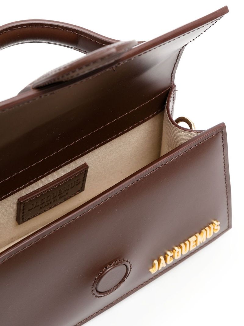 Brown Le Bambino Leather Cross Body Bag