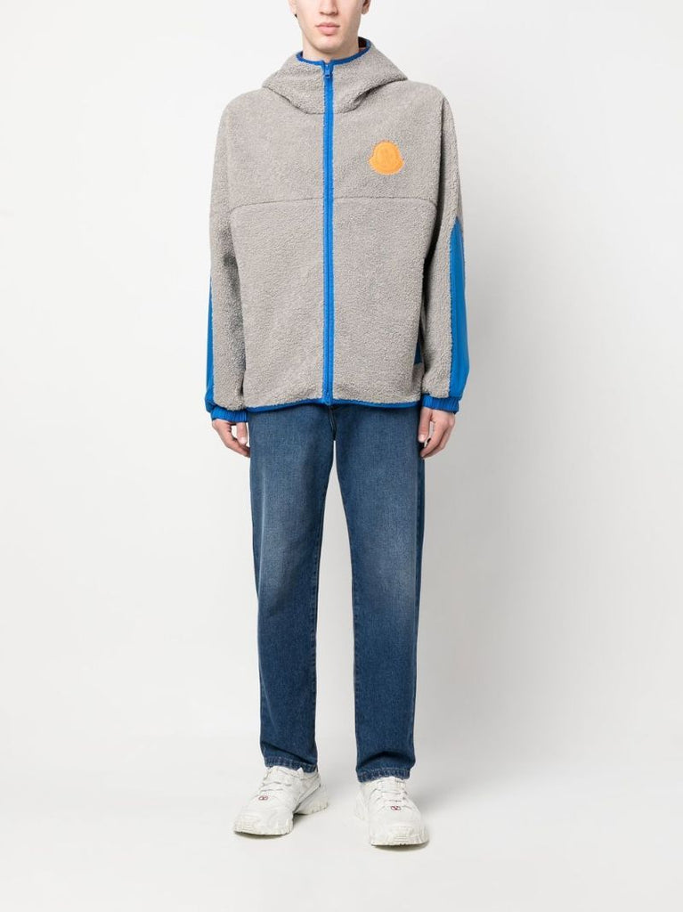 Grey Malrif Hooded Fleece Jacket