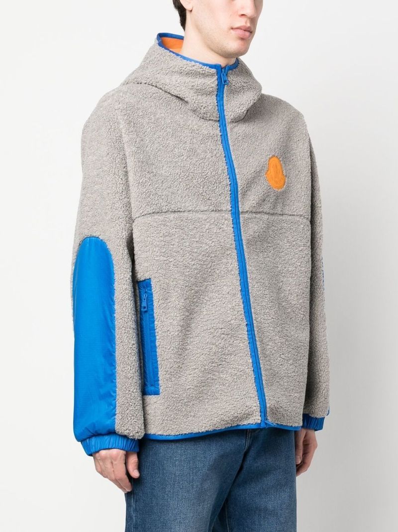 Grey Malrif Hooded Fleece Jacket