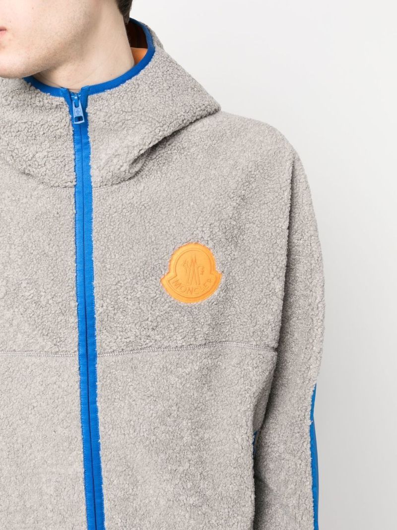 Grey Malrif Hooded Fleece Jacket