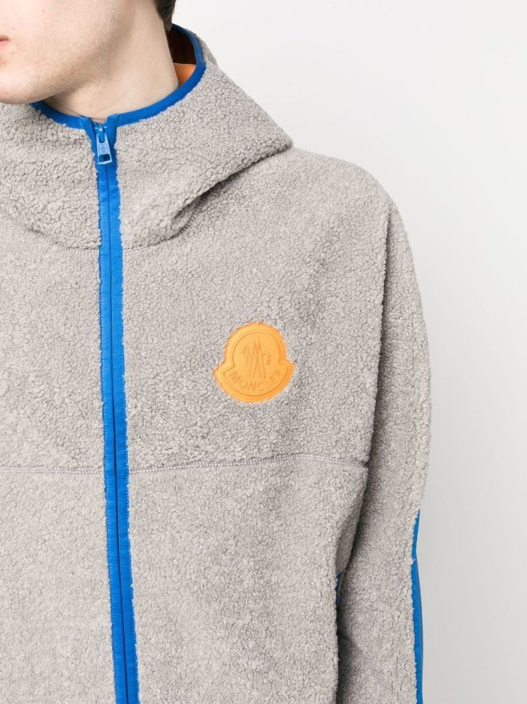 Grey Malrif Hooded Fleece Jacket