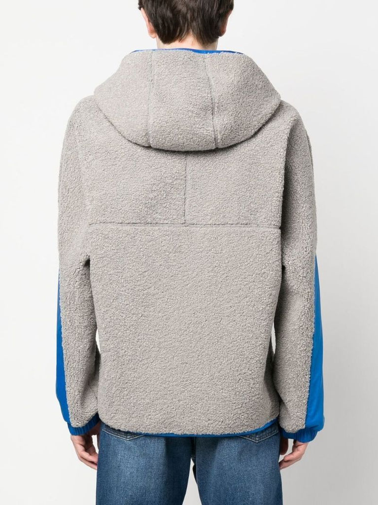 Grey Malrif Hooded Fleece Jacket