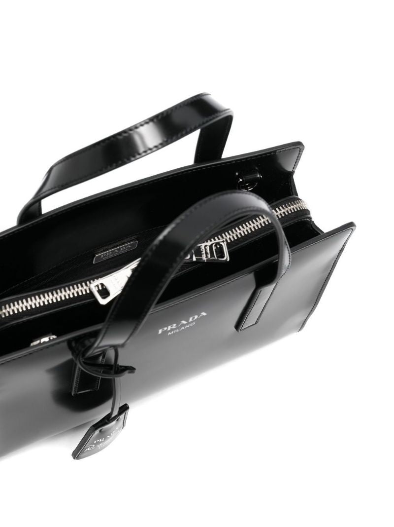 Black Re-edition 1995 Mini Leather Tote Bag