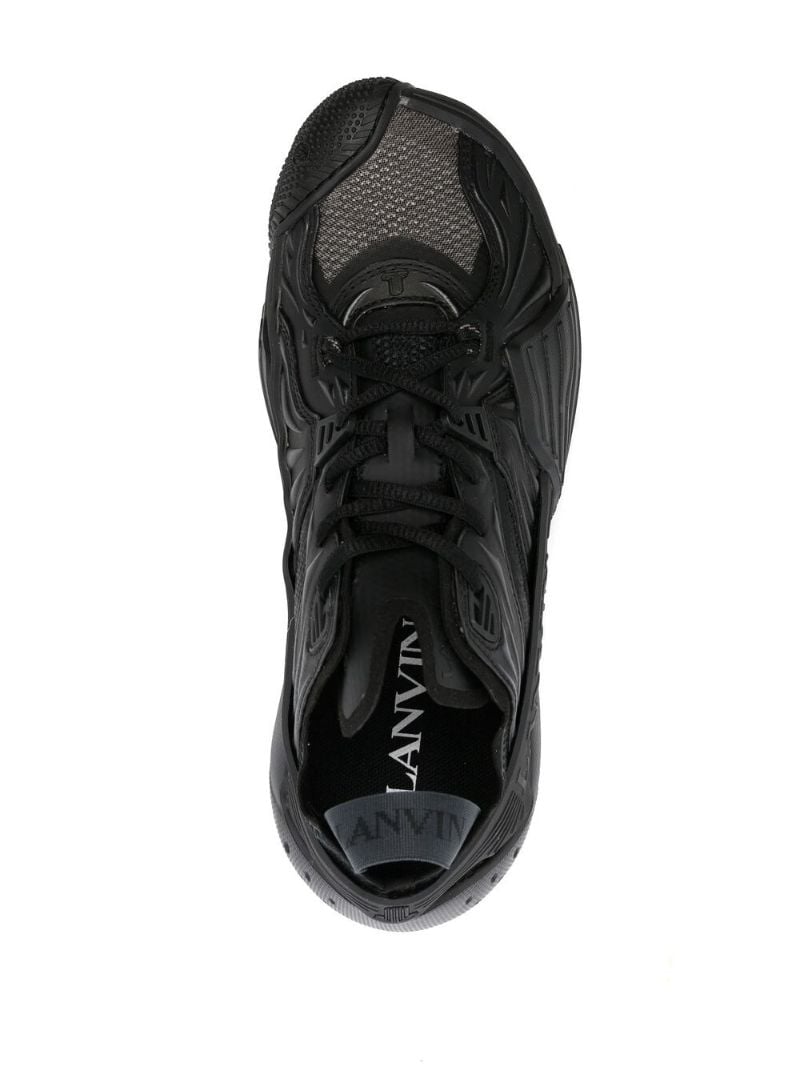 Black Flash-x Chunky Sneakers