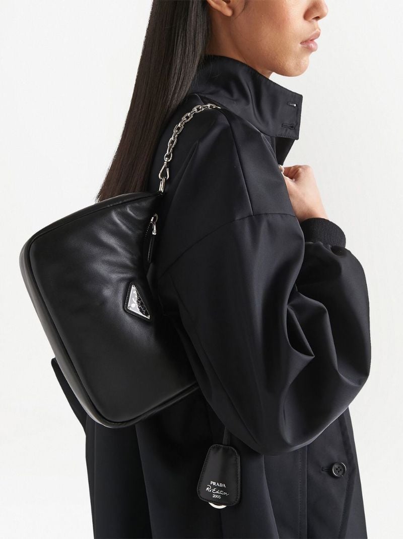 Black Re-edition 2005 Leather Shoulder Bag