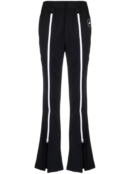 Black Truecasuals Zipped Track Pants