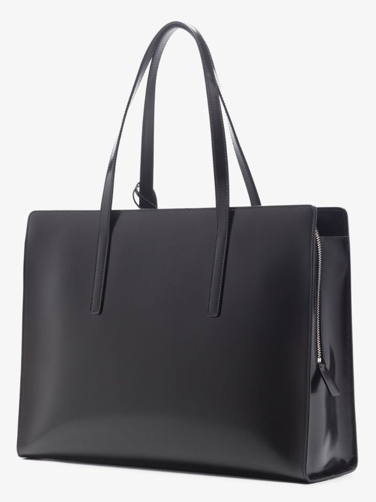 Black Carolyn Re-edition 1995 Large Leather Tote Bag