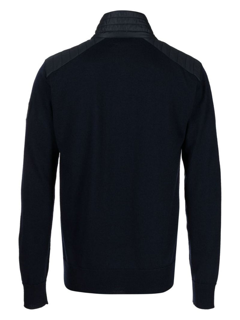 Blue Kilminton Half-zip Wool Sweater