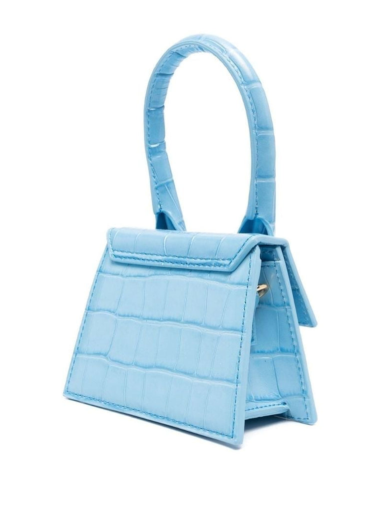 Blue Le Chiquito Leather Mini Bag