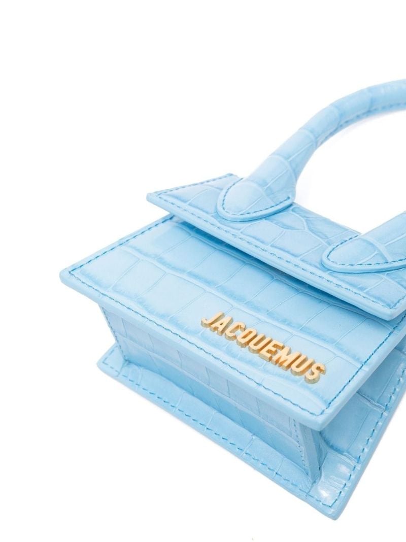Blue Le Chiquito Leather Mini Bag