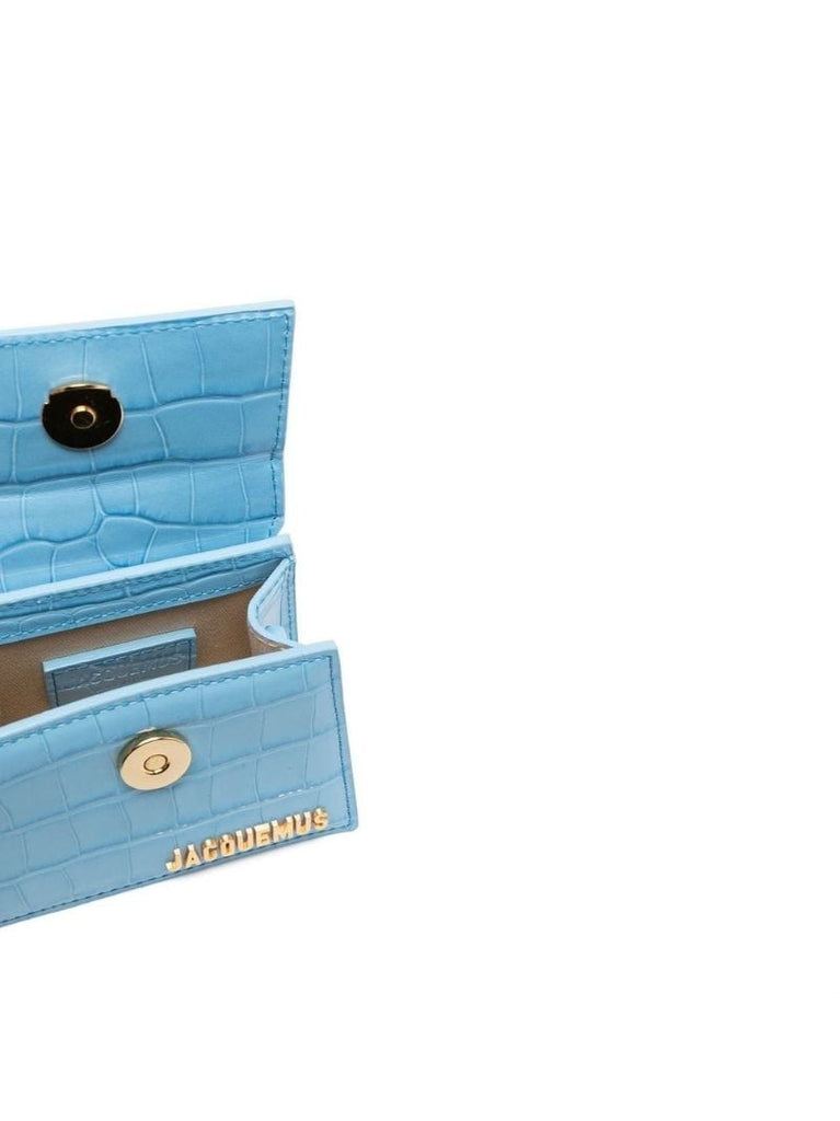 Blue Le Chiquito Leather Mini Bag