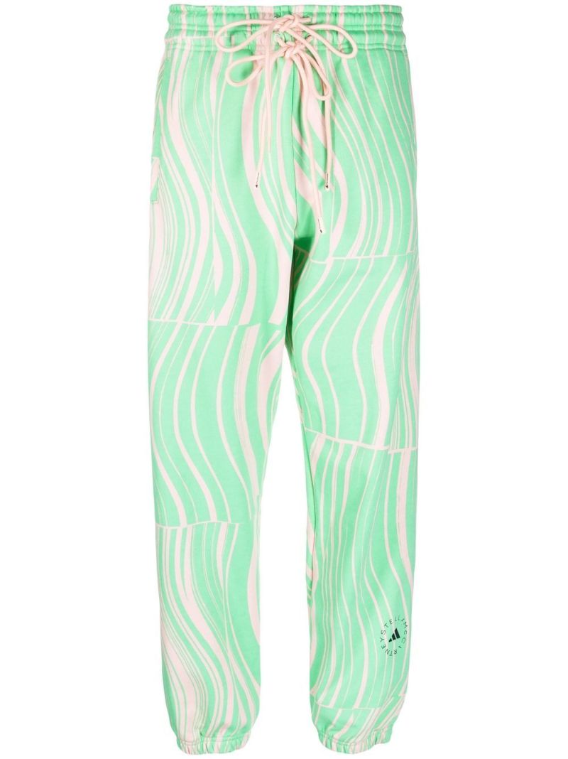 Green Truecasuals Cotton Track Pants