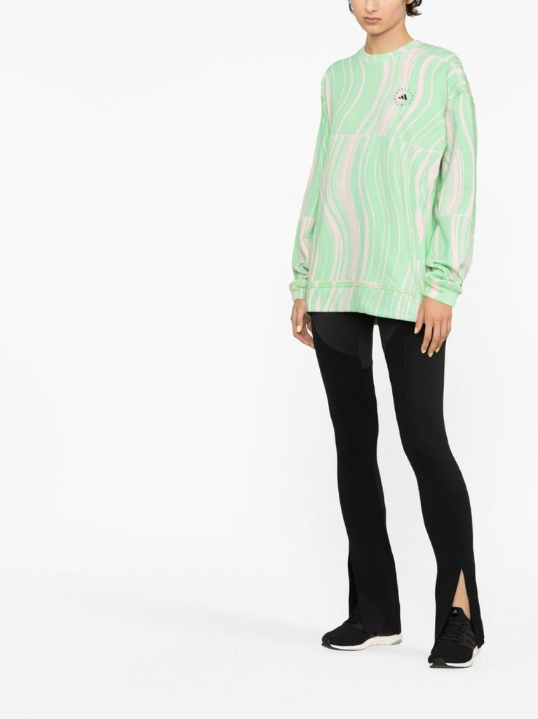 Green Truecasuals Cotton Sweatshirt