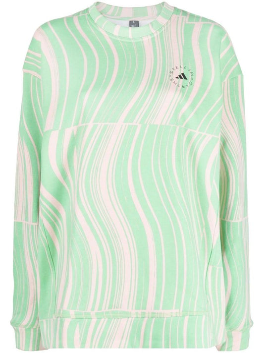 Green Truecasuals Cotton Sweatshirt