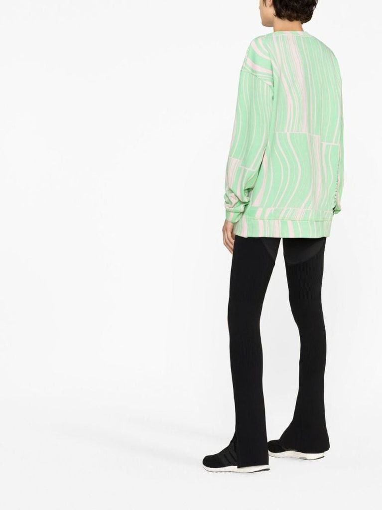 Green Truecasuals Cotton Sweatshirt