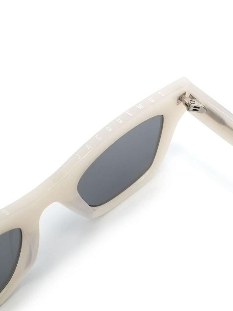 White Square Frame Sunglasses