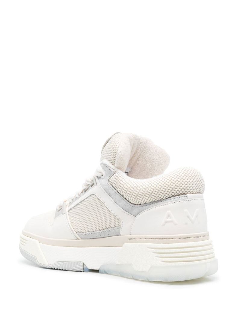 White Ma-1 Chunky Panelled Sneakers