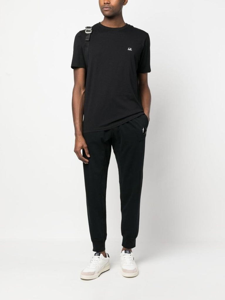 Black Auxiliary Cotton Fleece Track Pants