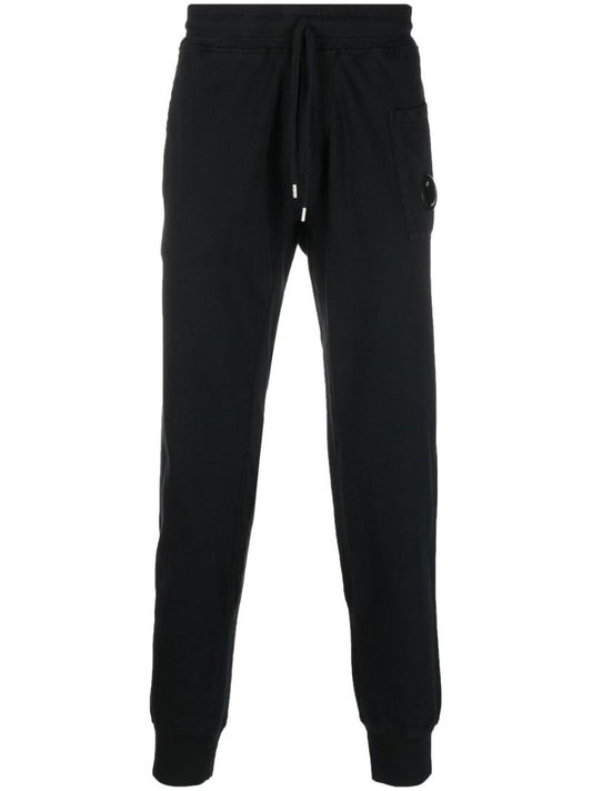 Black Auxiliary Cotton Fleece Track Pants