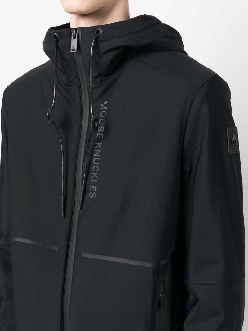 Black Grayton Hooded Jacket