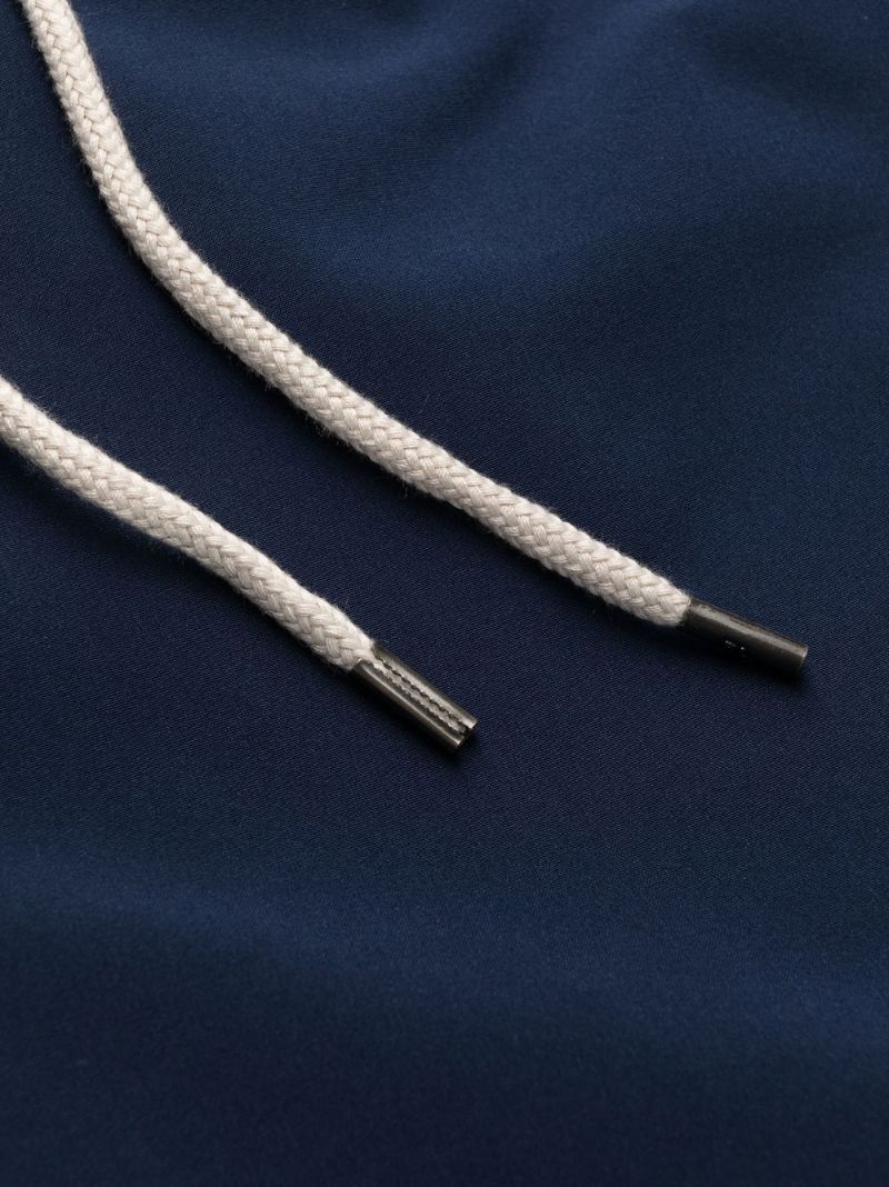 Blue Logo Embroidered Swim Shorts