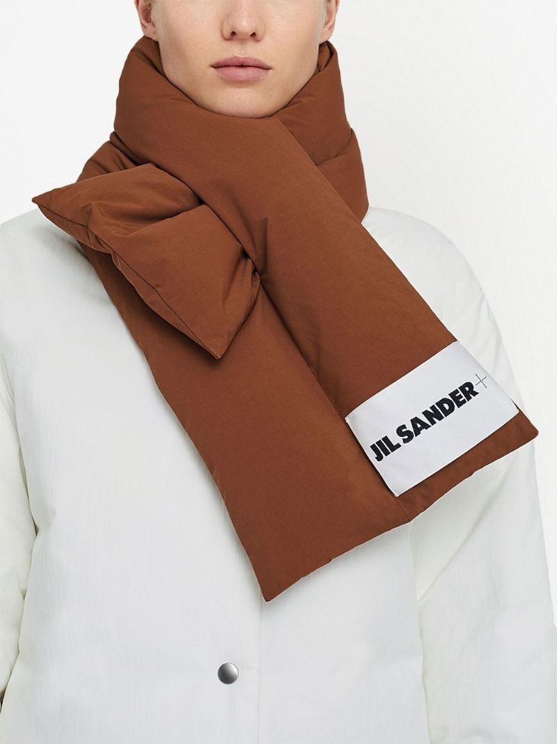 Brown Padded Scarf