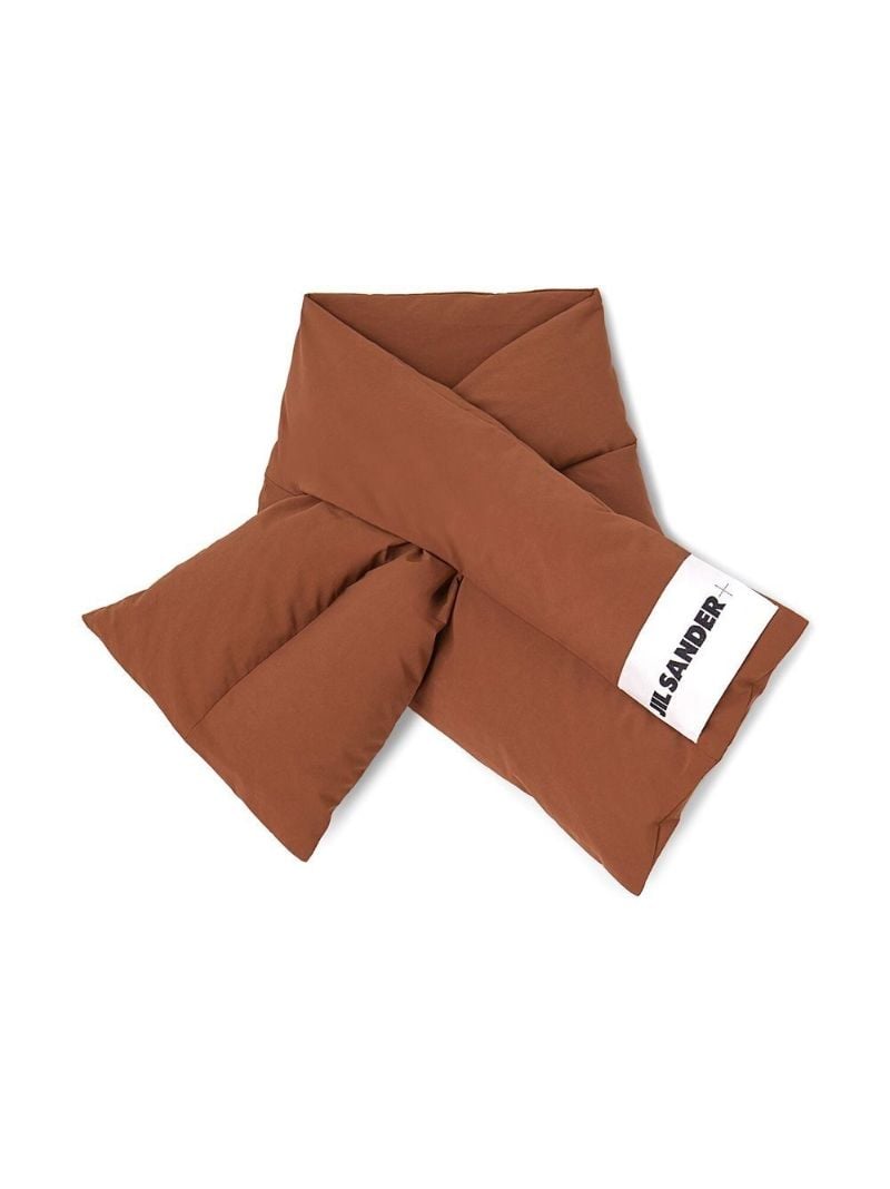 Brown Padded Scarf