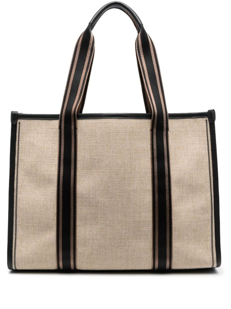 Neutral Cotton Tote Bag