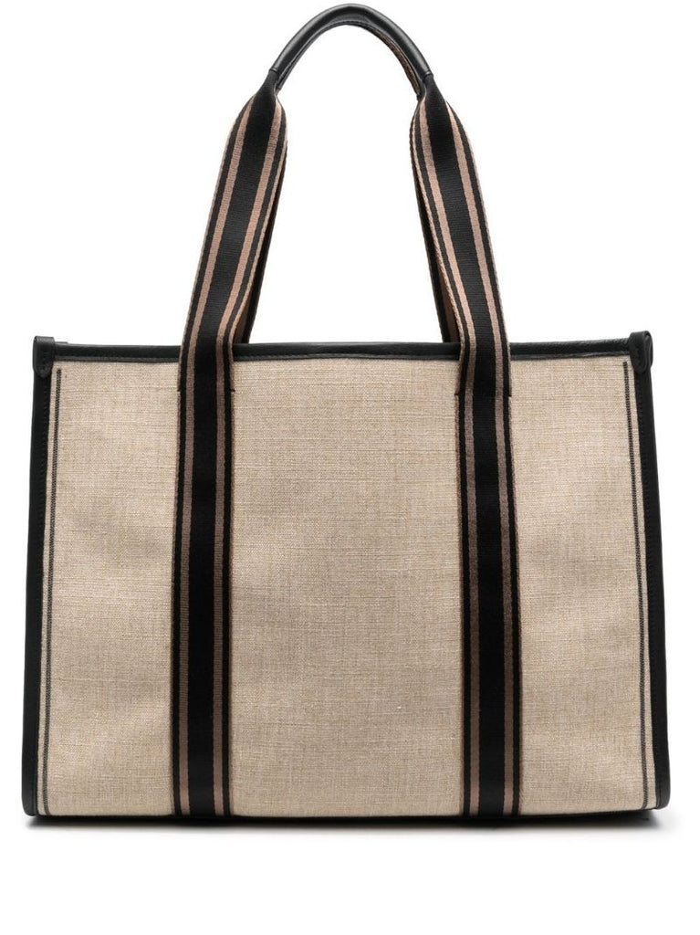 Neutral Cotton Tote Bag