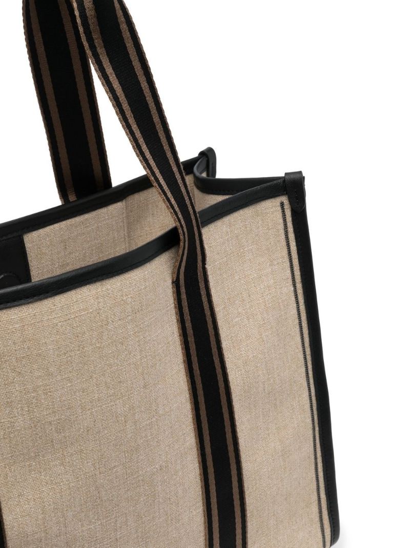 Neutral Cotton Tote Bag