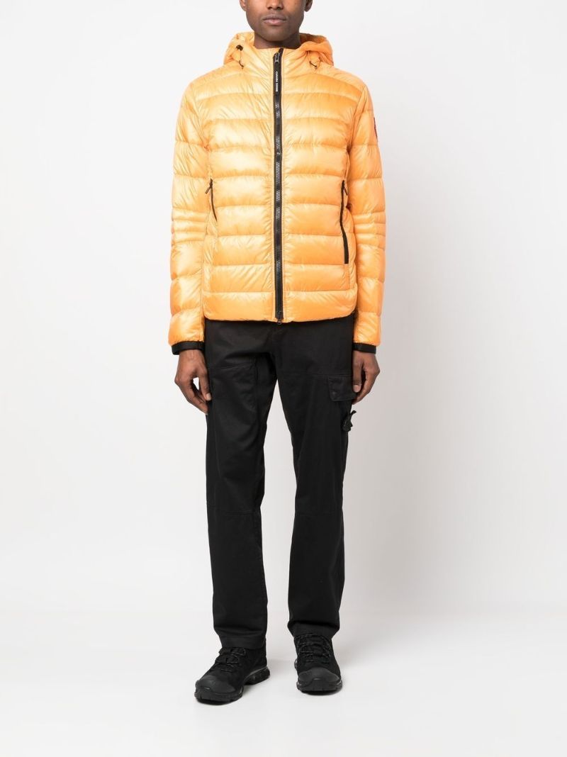 Yellow Crofton Hooded Quilted Jacket