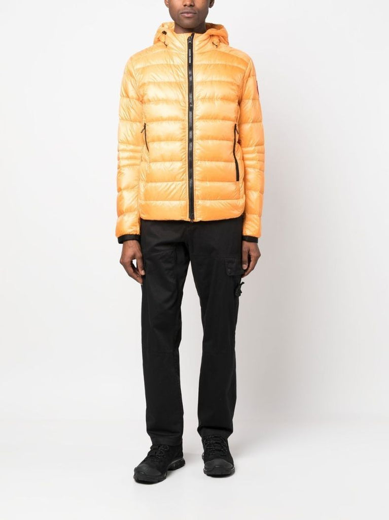 Yellow Crofton Hooded Quilted Jacket