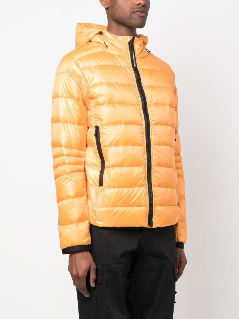 Yellow Crofton Hooded Quilted Jacket