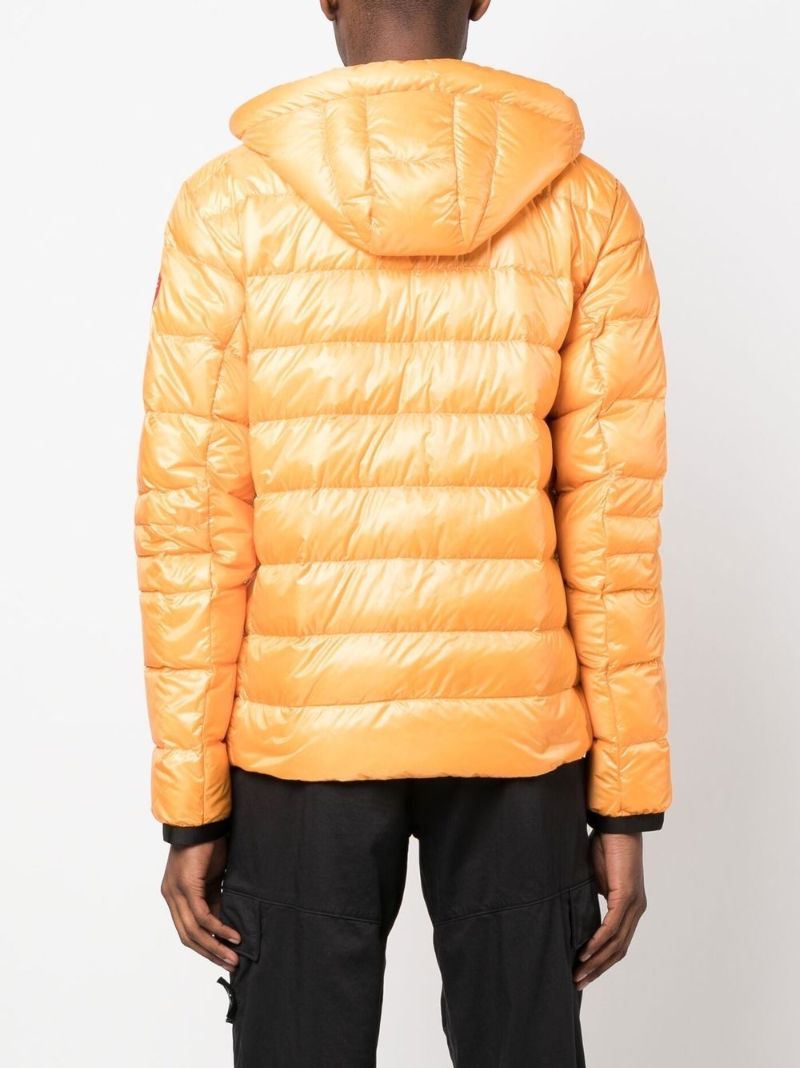 Yellow Crofton Hooded Quilted Jacket