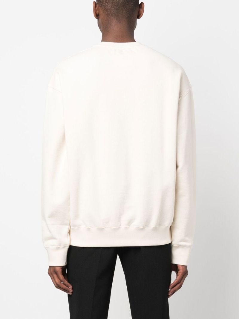 Neutral Logo Print Sweatshirt