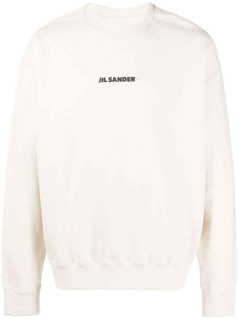 Neutral Logo Print Sweatshirt