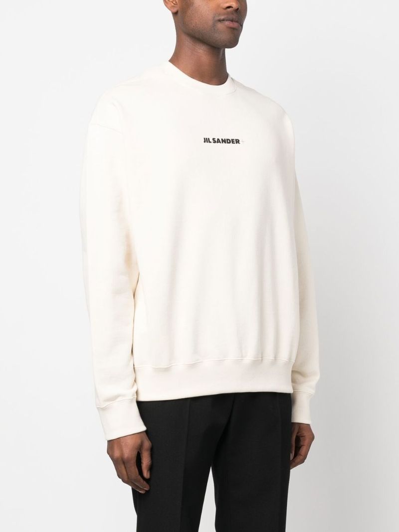 Neutral Logo Print Sweatshirt