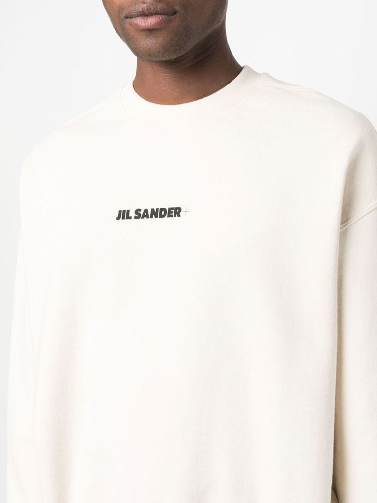 Neutral Logo Print Sweatshirt
