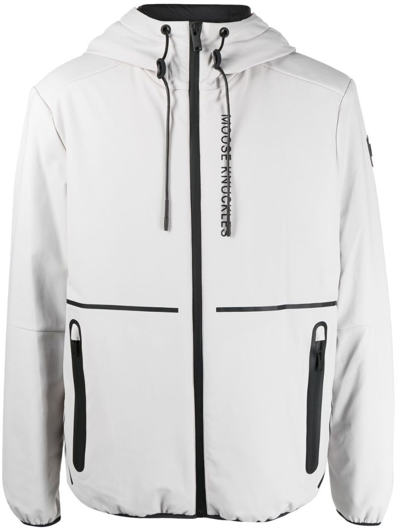 Grey Grayton 2 Hooded Windbreaker