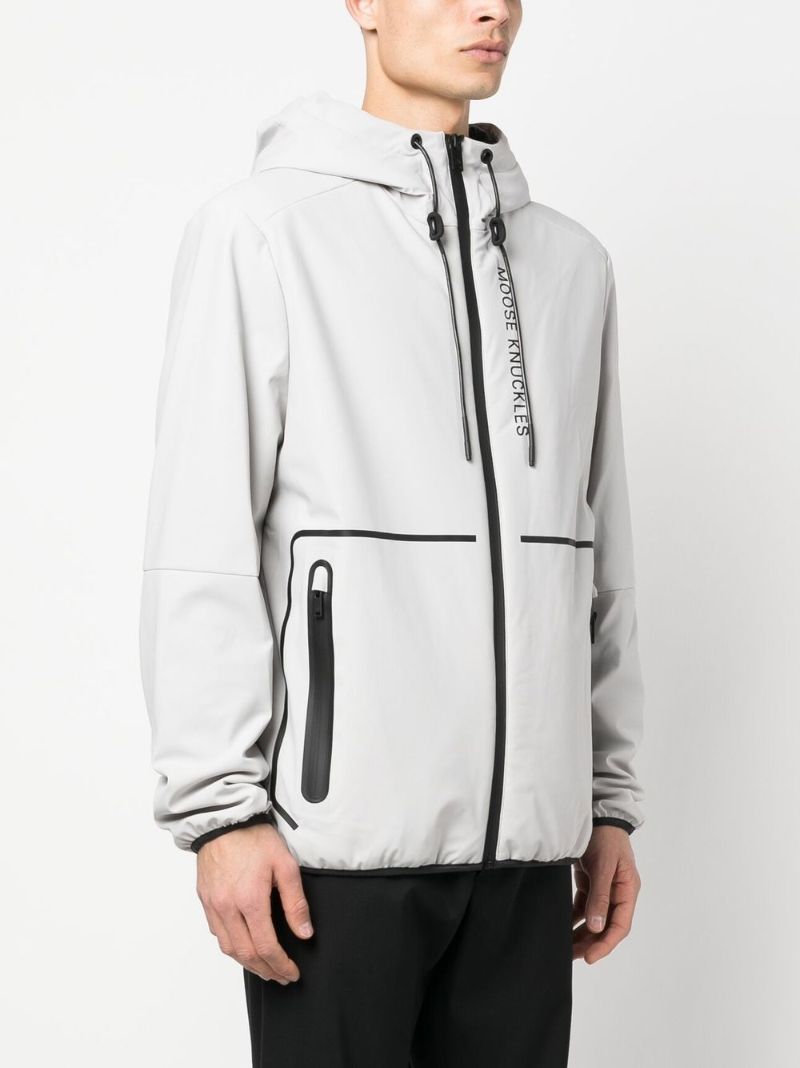 Grey Grayton 2 Hooded Windbreaker