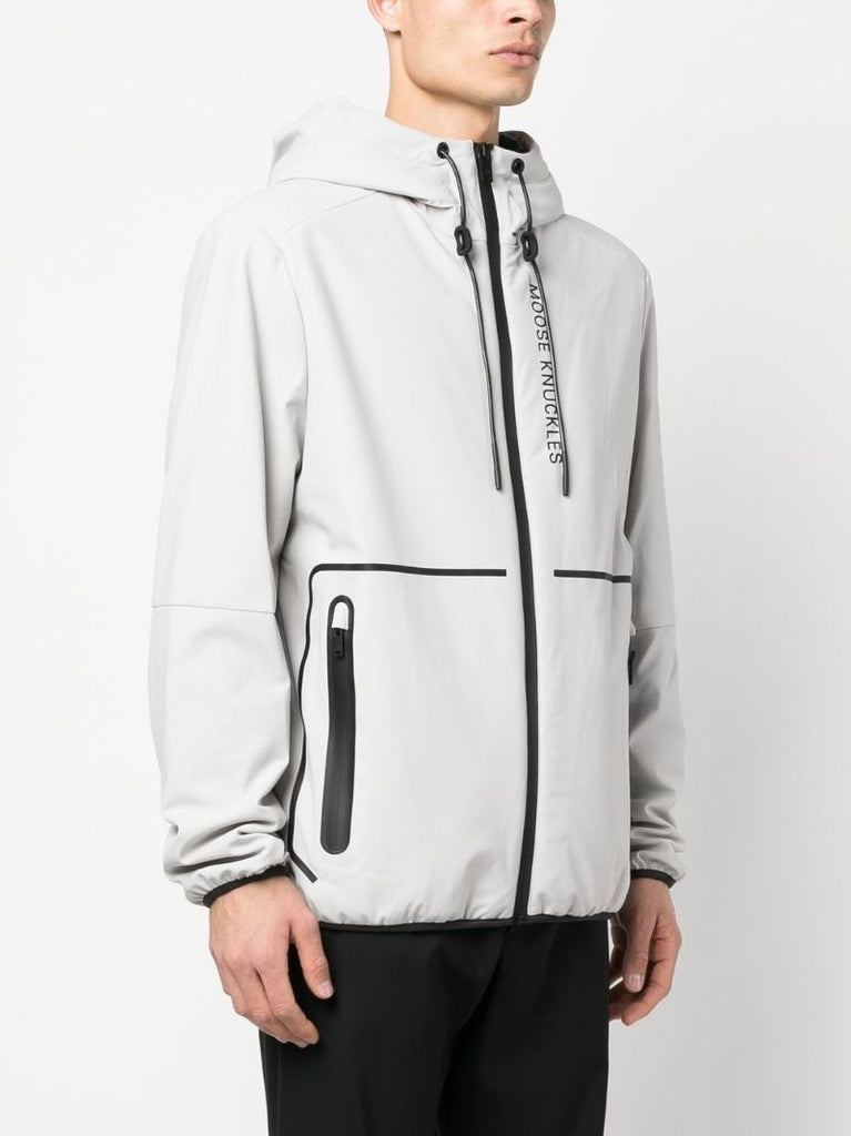Grey Grayton 2 Hooded Windbreaker